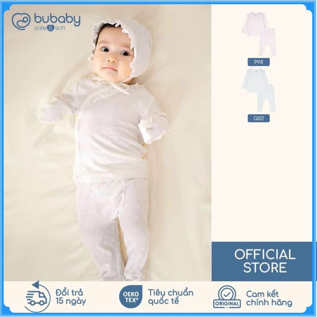 (0-6M) BU Baby ลาย้เหนียว Cotton SVC ชุดคอปกแขนยาว110800 | เสื้อผ้าของแท้