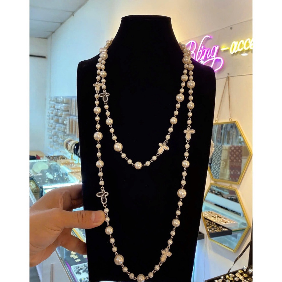 Super pretty รุ่นใหม่ หูกระต่าย สร้อยคอหยกขาว shop_trang_nemo