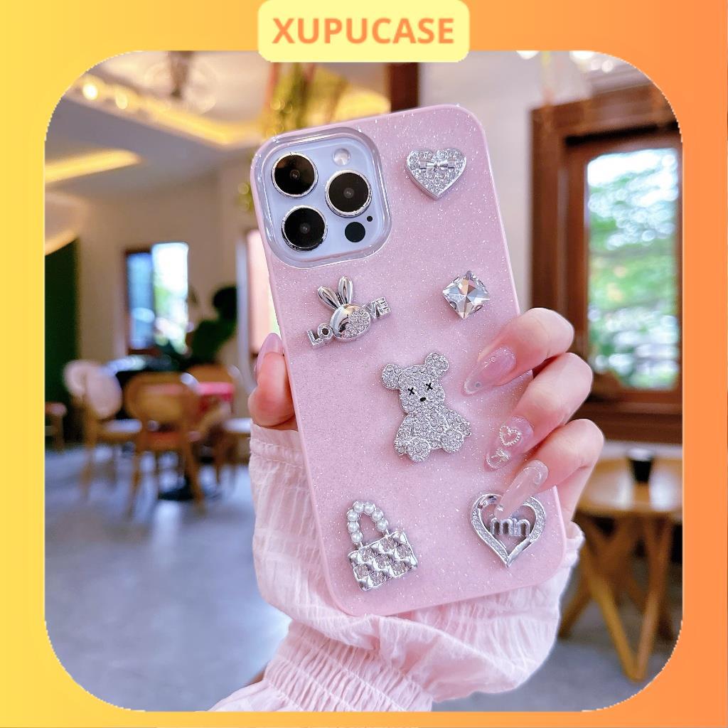 [N1L05] เคสไอโฟน 1-LAYER 7plus/8plus/xr/xsmax/11/12/13/14/15/16/17/pro/plus/promax (เคสแท่งสีชมพู) X