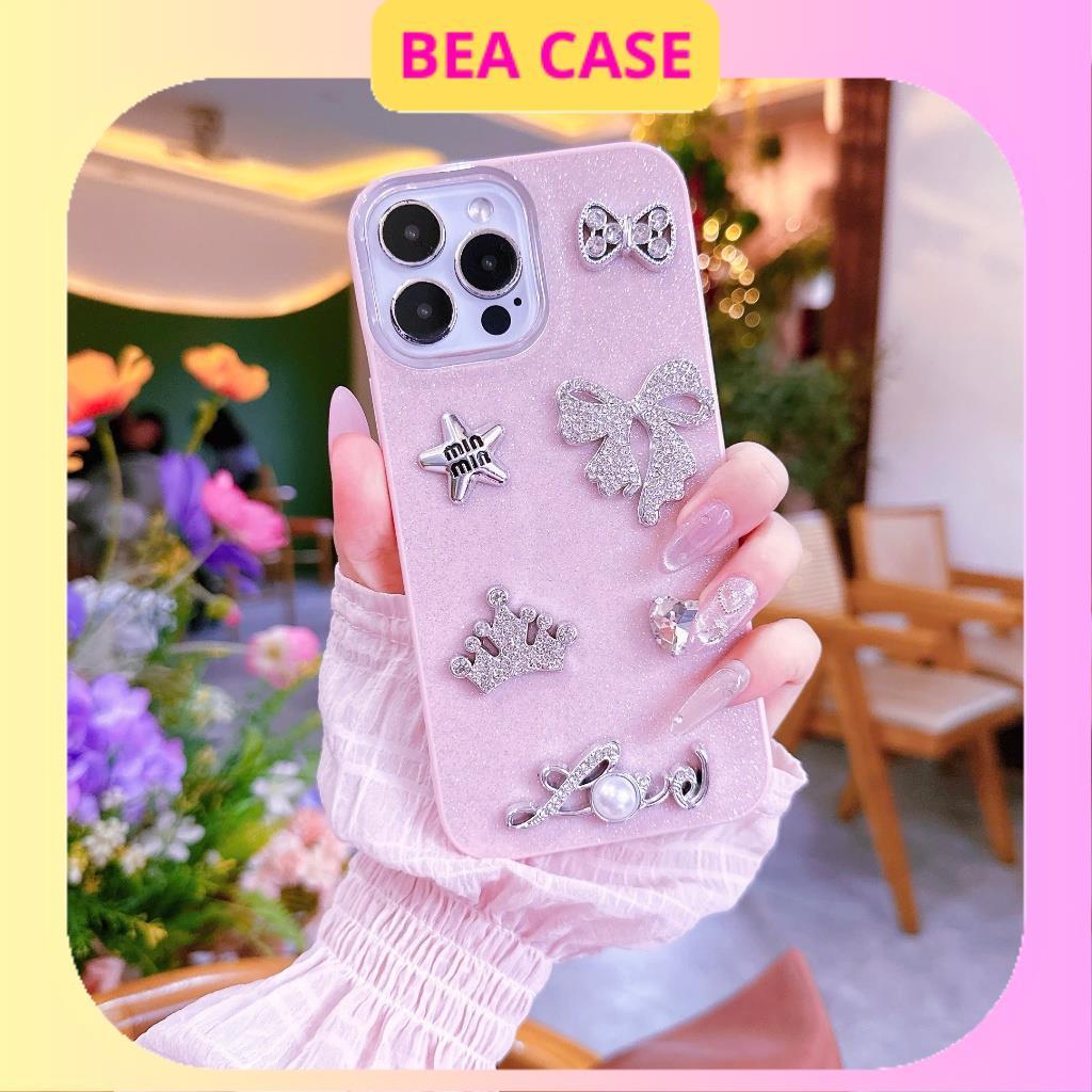 [N1L19] เคส iphone 1-LAYER 7plus/8plus/xr/xsmax/11/12/13/14/15/16/pro/plus/promax (เคสแท่งสีชมพู)