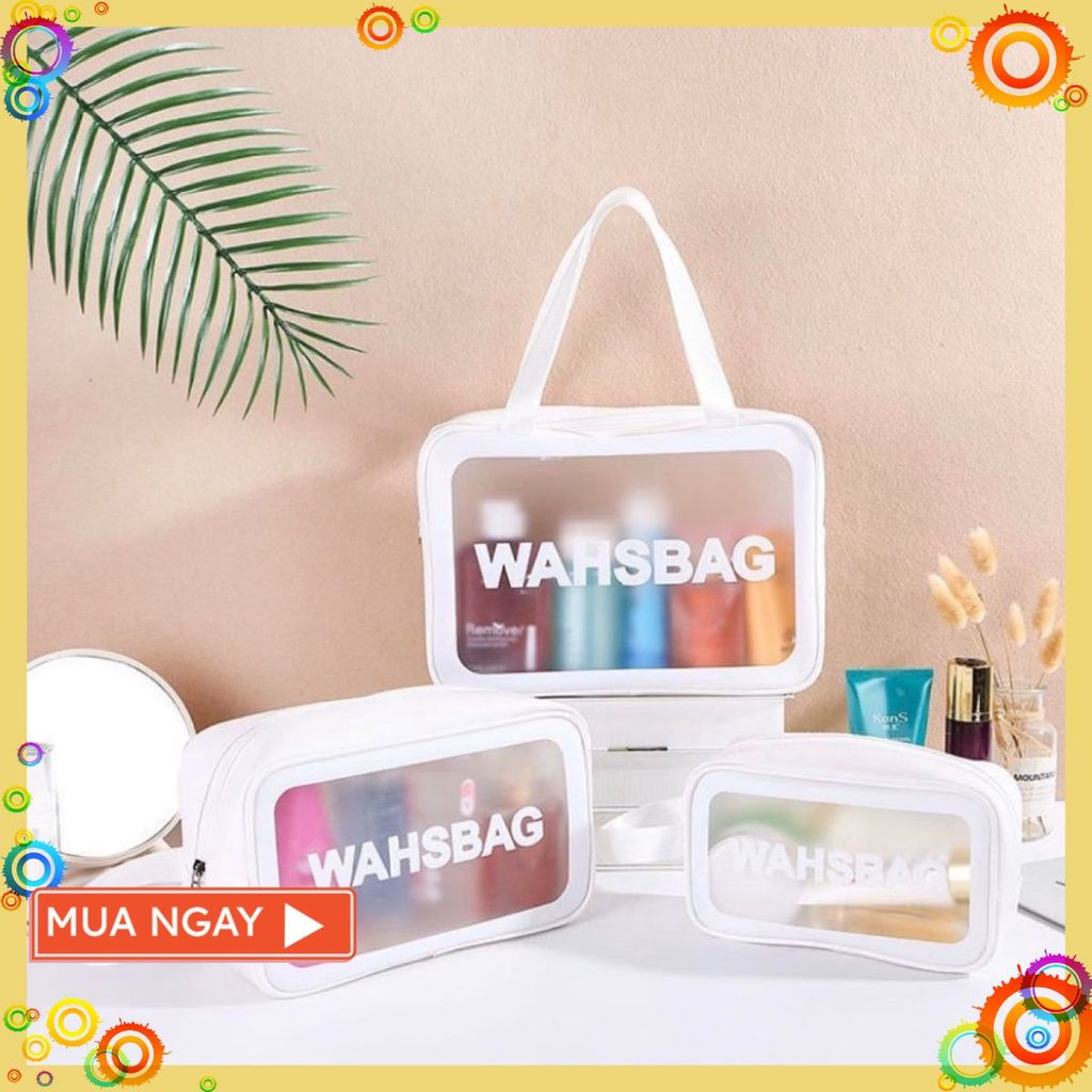 Set 3 ชิ้น Super Durable Travel WASHBAG Cosmetic Bags, WASHBAG BAG
