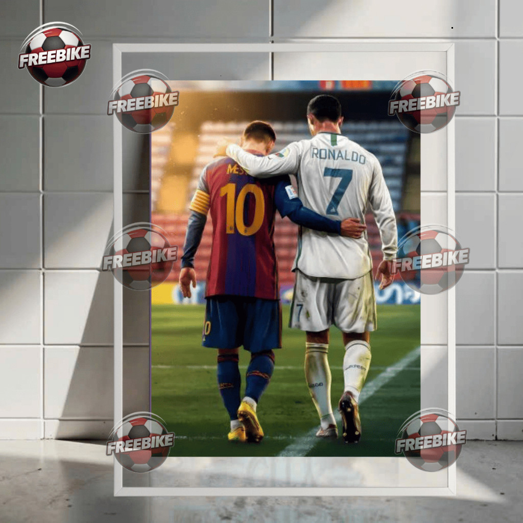 โปสเตอร์ RONALDO พร้อมกรอบแก้วคริสตัลคุณภาพสูง รุ่น 14