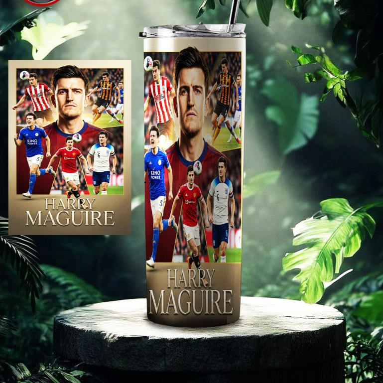 ถ้วยสุขภาพของขวัญพรีเมี่ยมที่ทําจากสแตนเลสที่พิมพ์ด้วย HARRY MAGUIRE