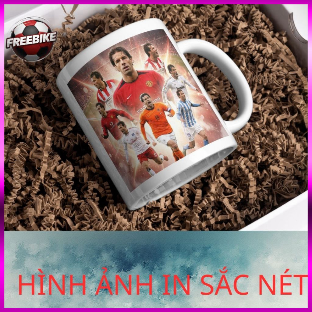 ถ้วยเซรามิกพิมพ์ลายคุณภาพสูงพร้อม RUUD VAN NISTELROOY