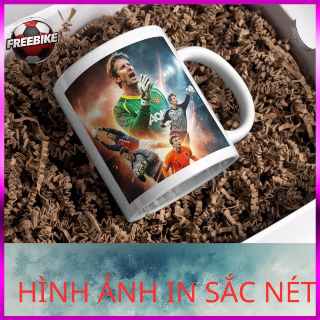 ถ้วยเซรามิกพิมพ์ลายคุณภาพสูงพร้อม EDWIN VAN DER SAR MODEL 2