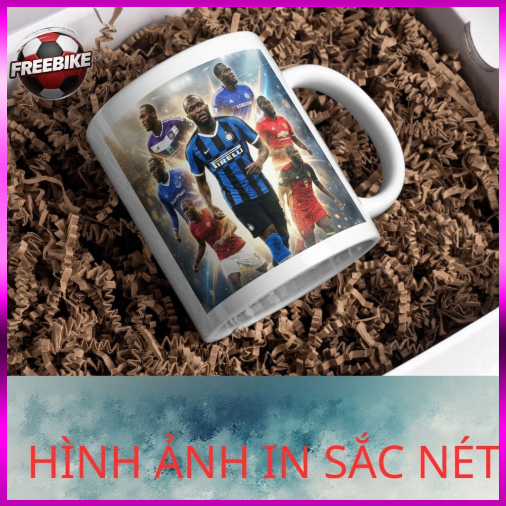 ROMELU LUKAKU ถ้วยเซรามิกพิมพ์ลายคุณภาพสูง