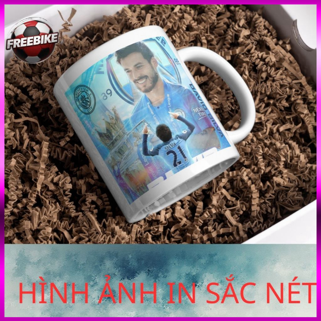 ถ้วยเซรามิกพิมพ์ลายคุณภาพสูงพร้อม DAVID SILVA SHAPE