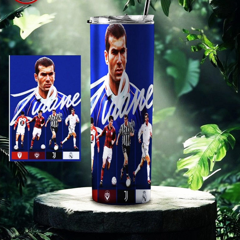 ถ้วยสุขภาพของขวัญพรีเมี่ยมทําจากสแตนเลสพิมพ์ลาย ZIDANE