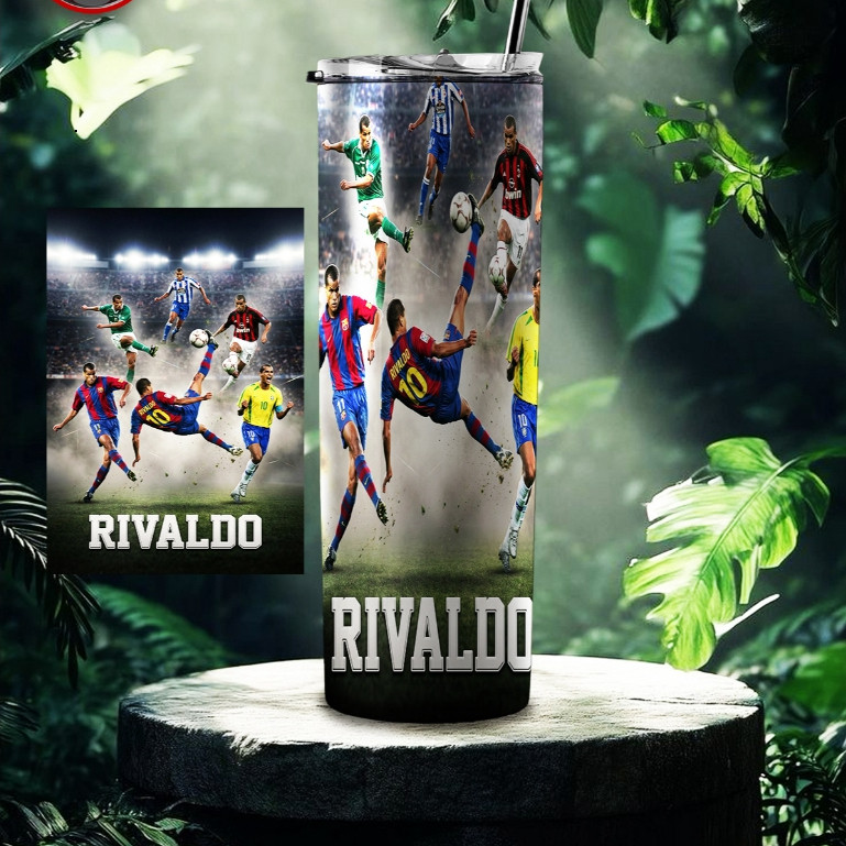ถ้วยสุขภาพของขวัญพรีเมี่ยมที่ทําจากสแตนเลสพิมพ์ลาย RIVALDO