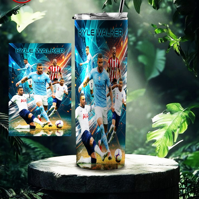 ถ้วยสุขภาพของขวัญพรีเมี่ยมที่ทําจากสแตนเลสพิมพ์ลาย KYLE WALKER