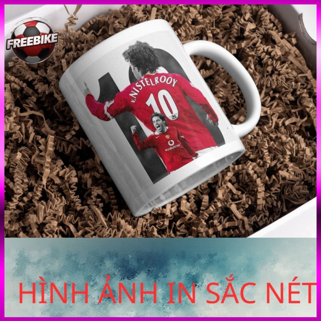 ถ้วยเซรามิกพิมพ์ลายคุณภาพสูงพร้อม RUUD VAN NISTELROOY