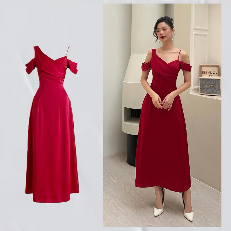 LUXURY OFF THE SHOULDER DRESS สําหรับ GOING OUT, PARTY, NYC WEDDING DRESS, DATE DRESS, EVENT DRESS