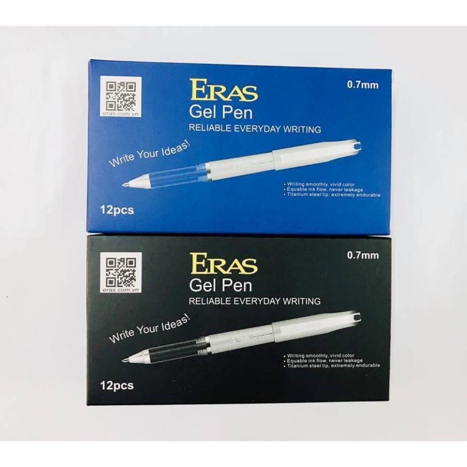 [ERASHN] Box 12 Eras E788 0.7mm Gel Signing Pens (น้ําเงิน/ดํา)