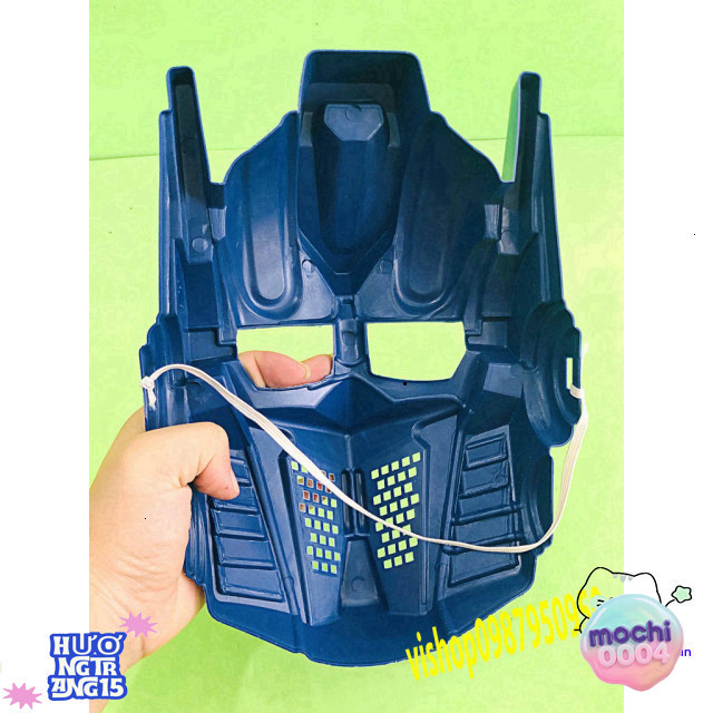 ชุดหน้ากากซูเปอร์ฮีโร่ Iron Man, Spider-Man, Batman Blue/Brown