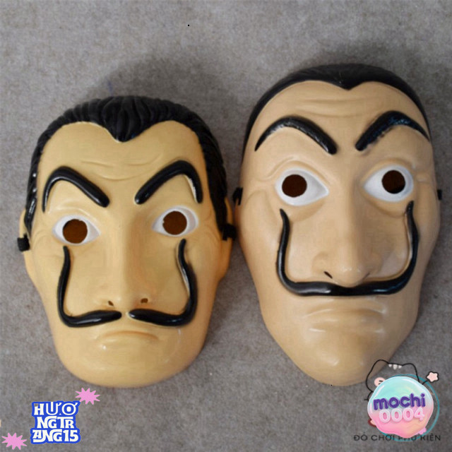 Salvador Dali Hacker Money Heist Mask สําหรับวันฮาโลวีน