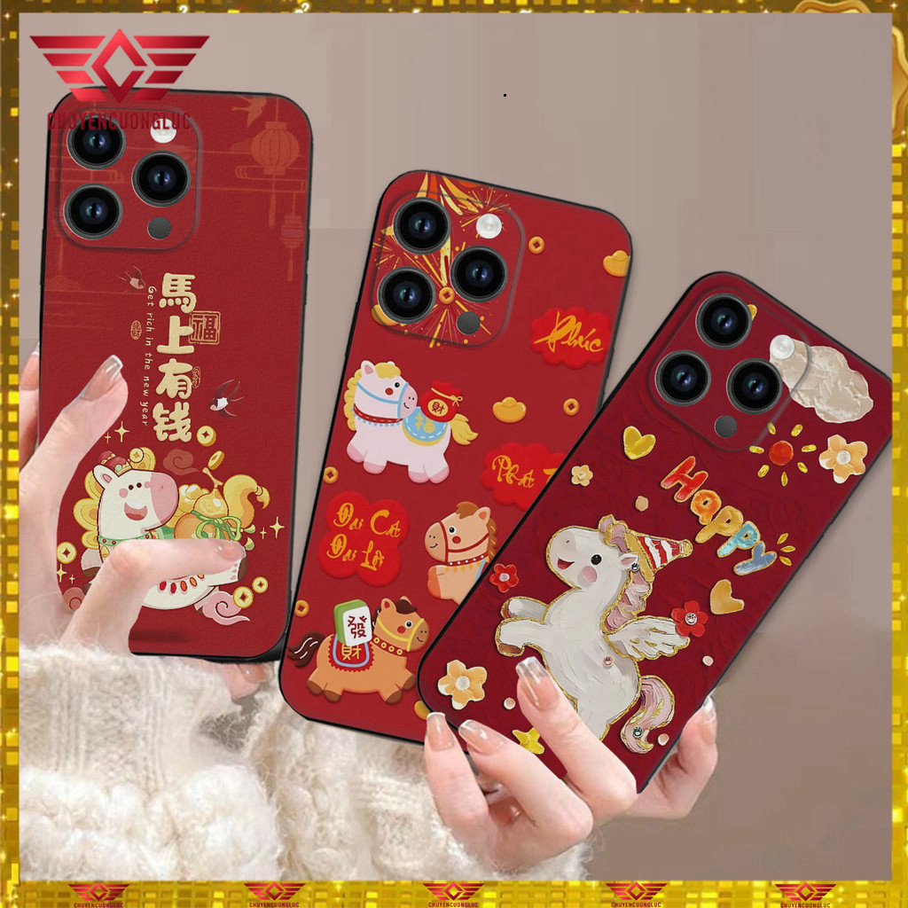 เคส Iphone 15 15Plus 15ProMax 15Pro เคส Binhเงิน Tet 2026