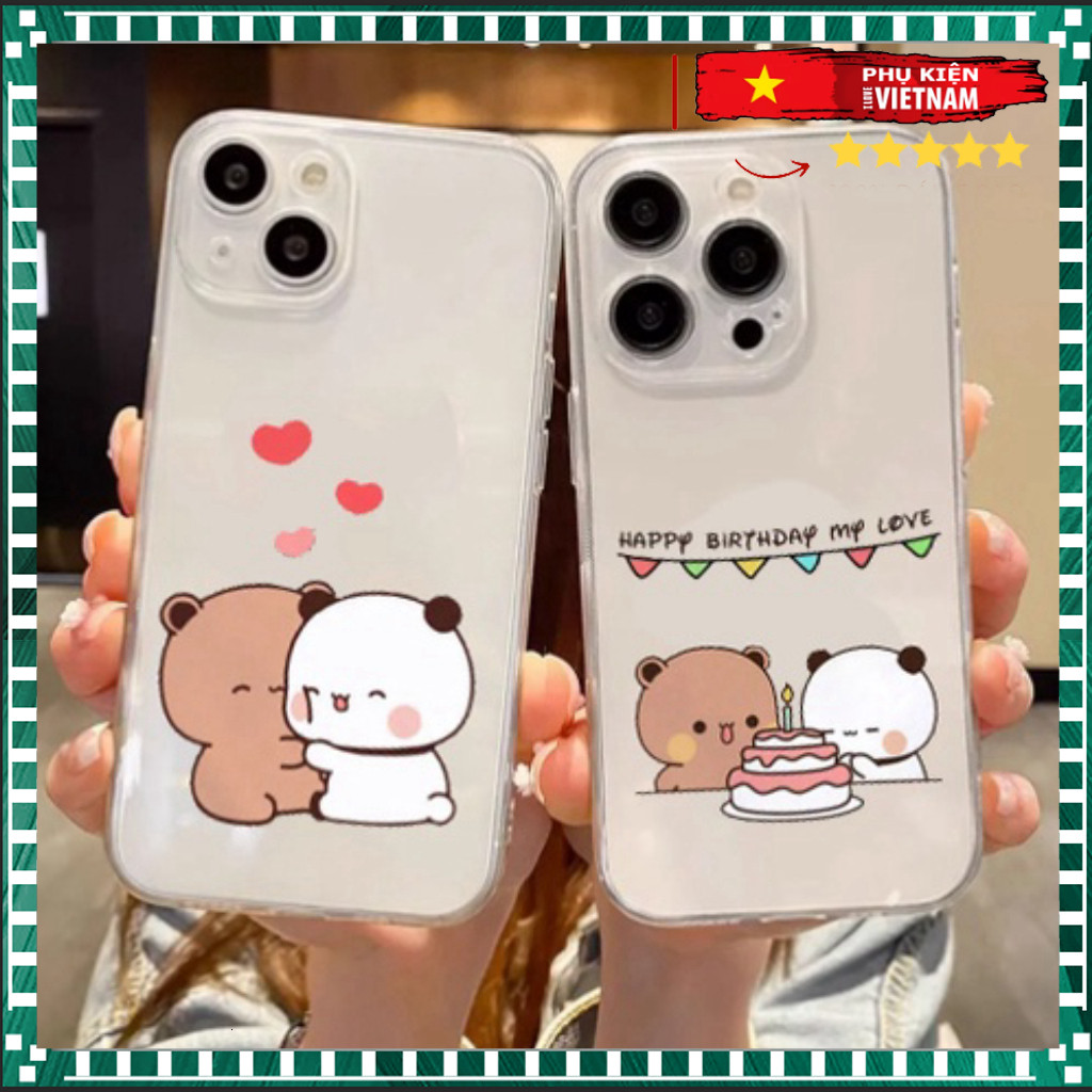 การ์ตูนหมี iPhone สําหรับ iPhone 17 16 15 14 13 12 11 PRO MAX xs 6 7 8 plus ip11 ip15 ip14 PRO MAX 1