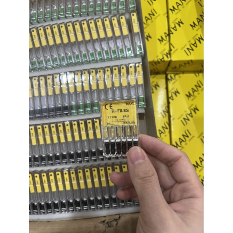 Mani H-file + แฟ้มขยาย K-file (สินค้าทันตกรรม)