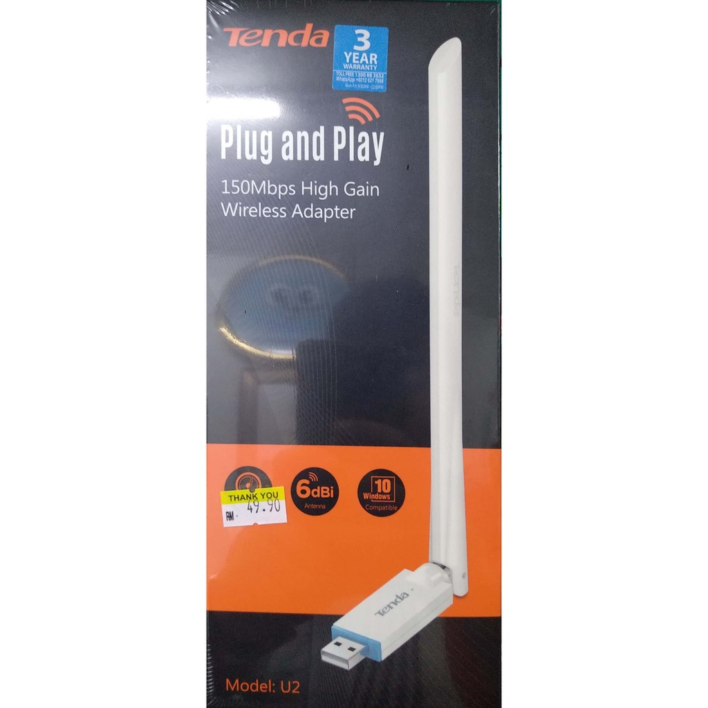USB Wifi 150Mbps Tenda U2 สีขาว