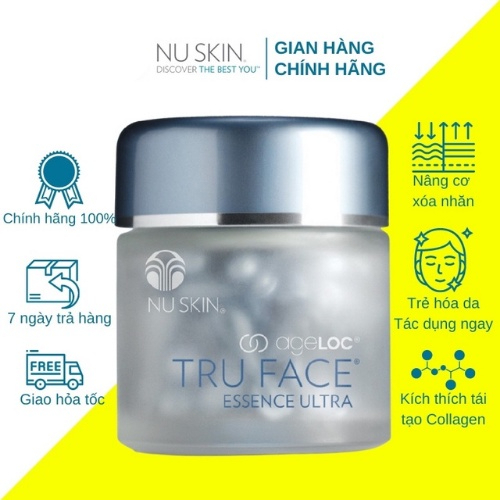 Tru Face Essence Ultra Nuskin - ขวด 60 แคปซูล ( บริษัทเดท 2025 )