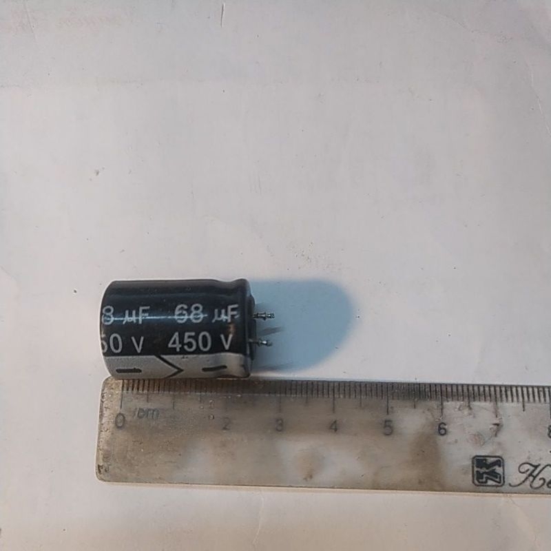 สุ่มตัวเก็บประจุ 450V 68UF หรือ 400V 68UF (ตัดสินค้า)