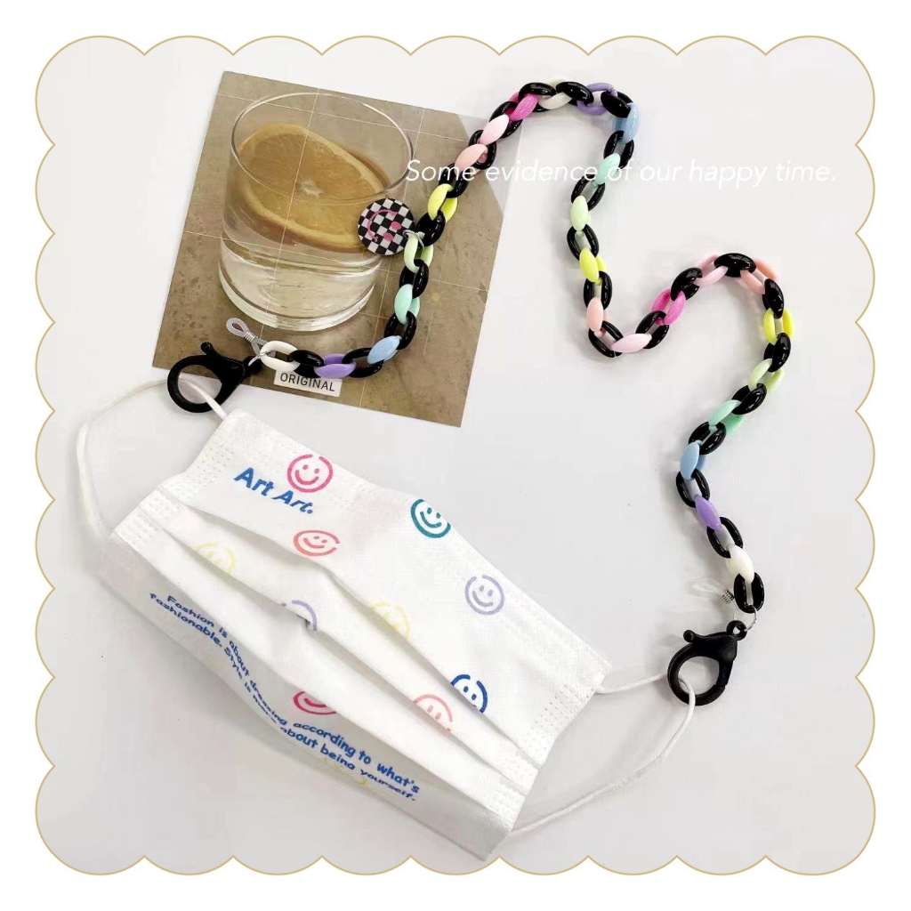 สายคล้องแมสโซ่ดํา pk458 ทุกภูเยน