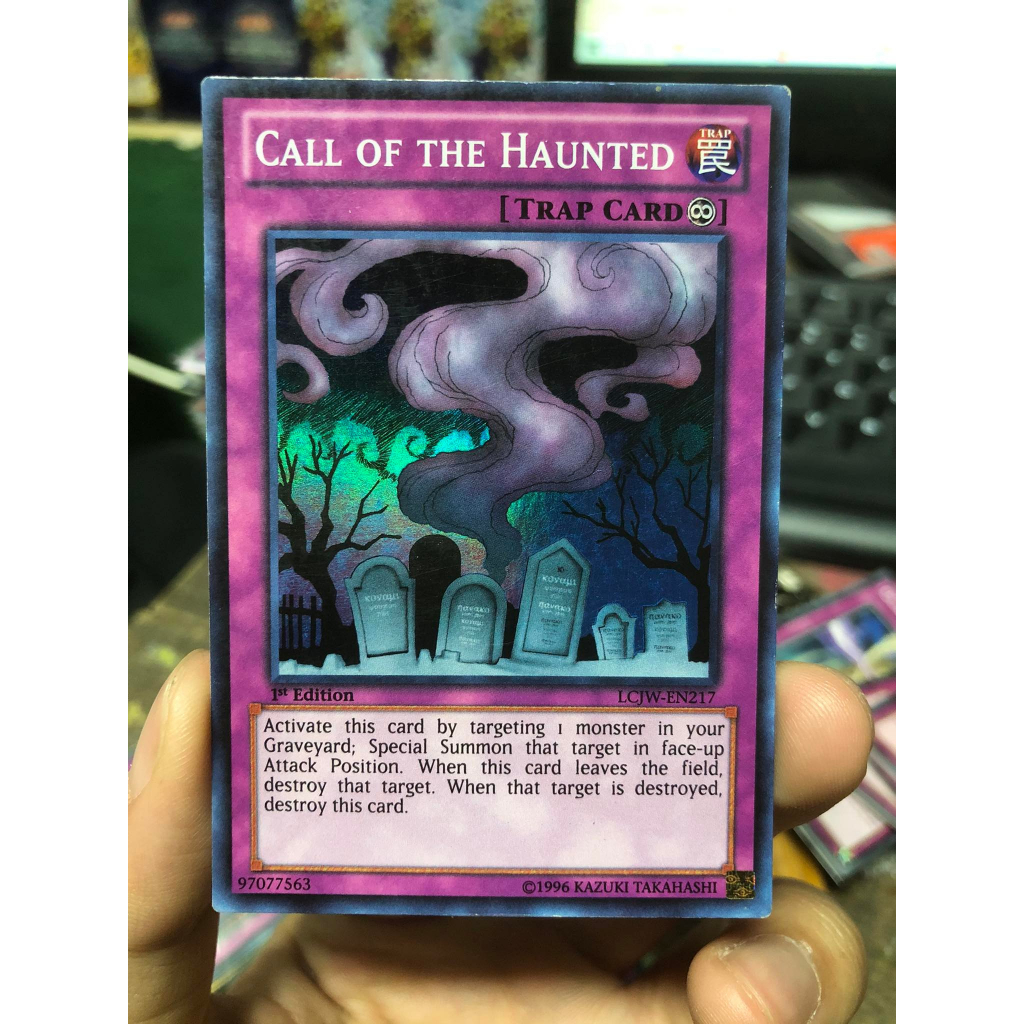 [27122022]การ์ด Yugioh TCG ดั้งเดิม "เรียกผีสิง" (LCJW-EN217)