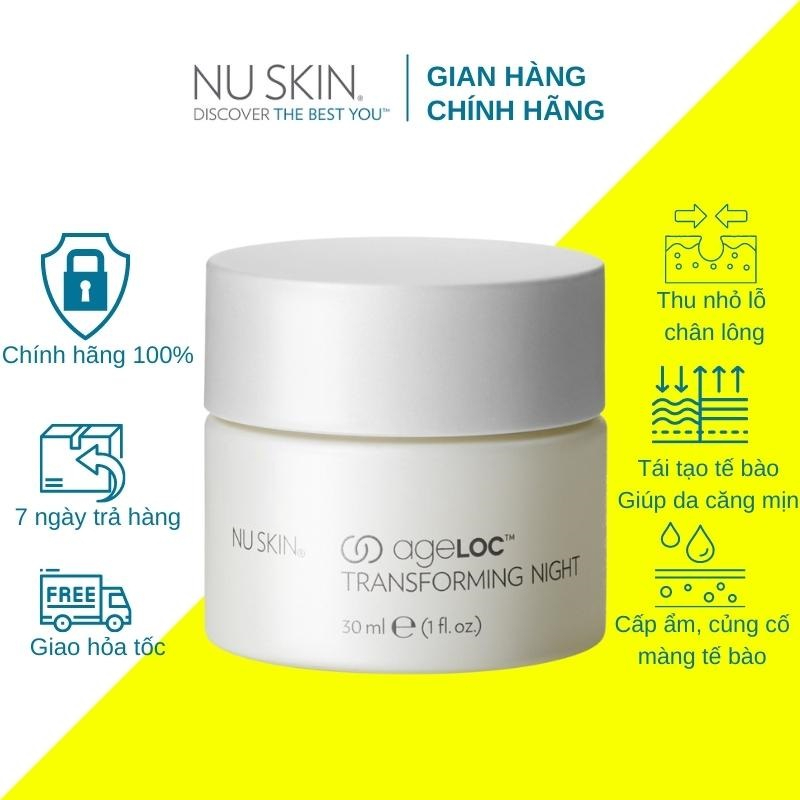 {Genuine, Company date } Nuskin ageLOC Transforming Night Night Night Night Night Skin Recovery Cream 30ml