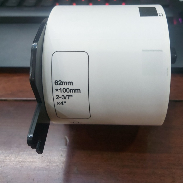PRINTING กระดาษ LIKE BROTHER QL700/QL800 PRINTER... ( 62mm.100mm.300 )