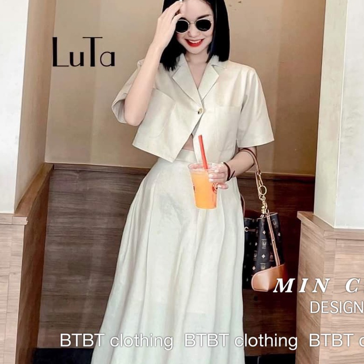 เสื้อกั๊กคอปก + ชุด CV ยาว - S23096