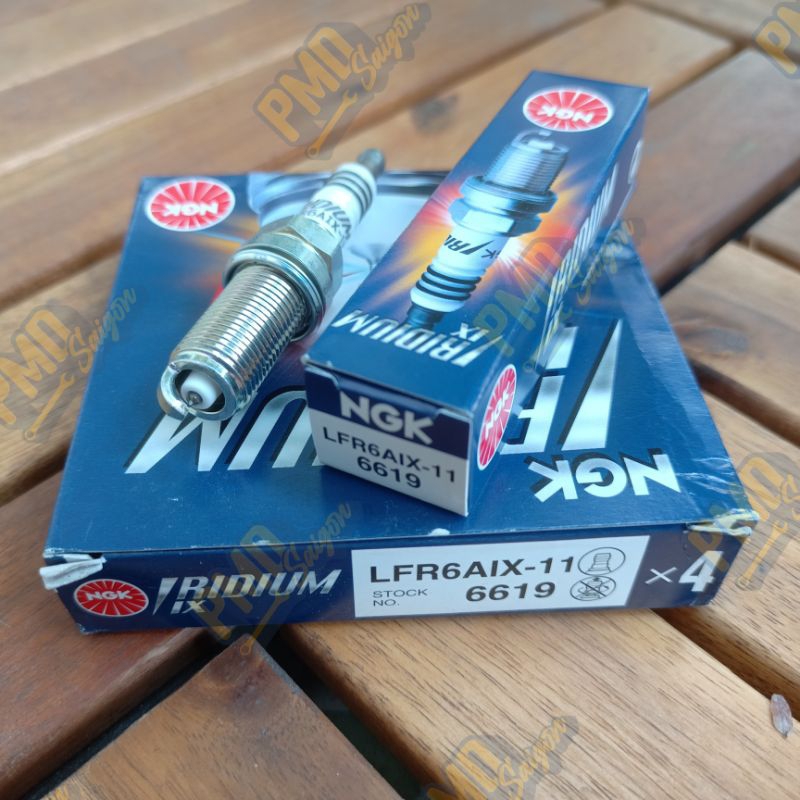 หัวเทียน NGK Iridium LFR6AIX-11 สําหรับ BMW, Kia, Hyundai, Mitsubishi, Toyota Innova, Hilux, Fortune