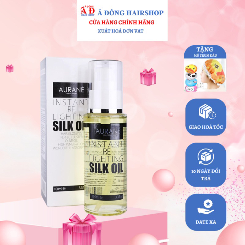[ + เครื ่ องดูดควันฟรี ] Aurane Re-Lighting Silk Oil 100ml