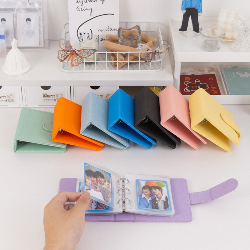 MINIBINDER GLITTER LEATHER COVER SHEET PP - สุนัขจิ้งจอกยกนาก
