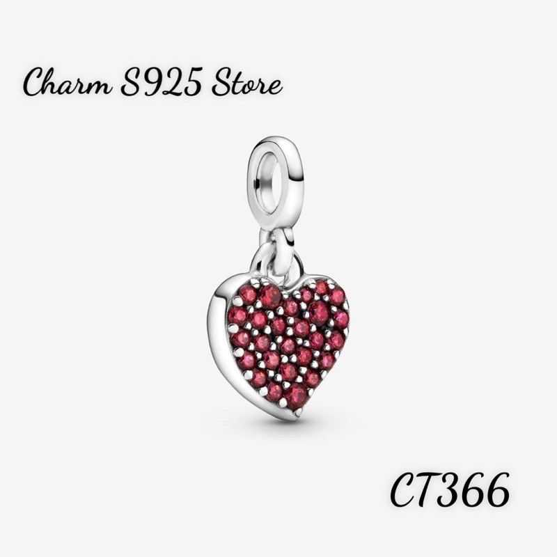 CHARM PAN ME ALE HANGING HEART SHAPE MIX PURE S925 SILVER ME BRACELET ผลิตภัณฑ์คุณภาพสูง