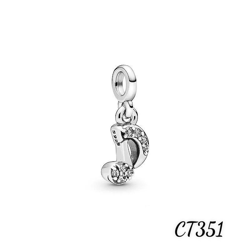 (ผลิตภัณฑ์คุณภาพสูง) CHARM ME MIX SMALL SIZE ME RING WITH PURE S925 SILVER MUSIC NOTES
