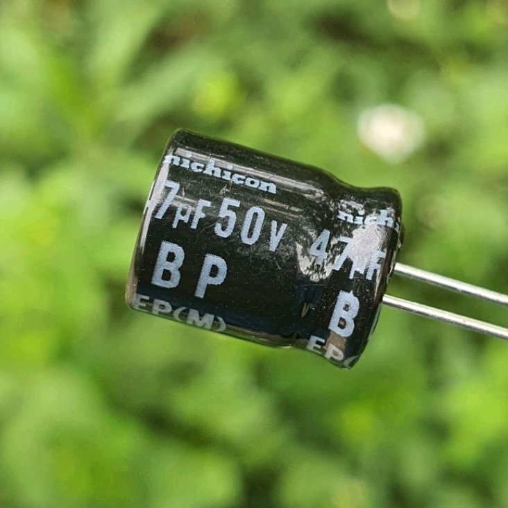 [GENUINE] Nichicon ตัวเก็บประจุที่ไม่ใช่ขั้ว BP 47uF 50V ตัวกรองลําโพงเสียงกลาง