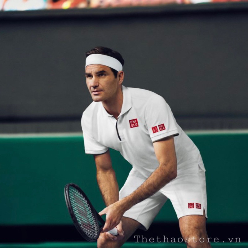 Uni.qlo Tennis Roger Federer Wimbledon 19 รองเท ้ าผ ้ าใบชุด