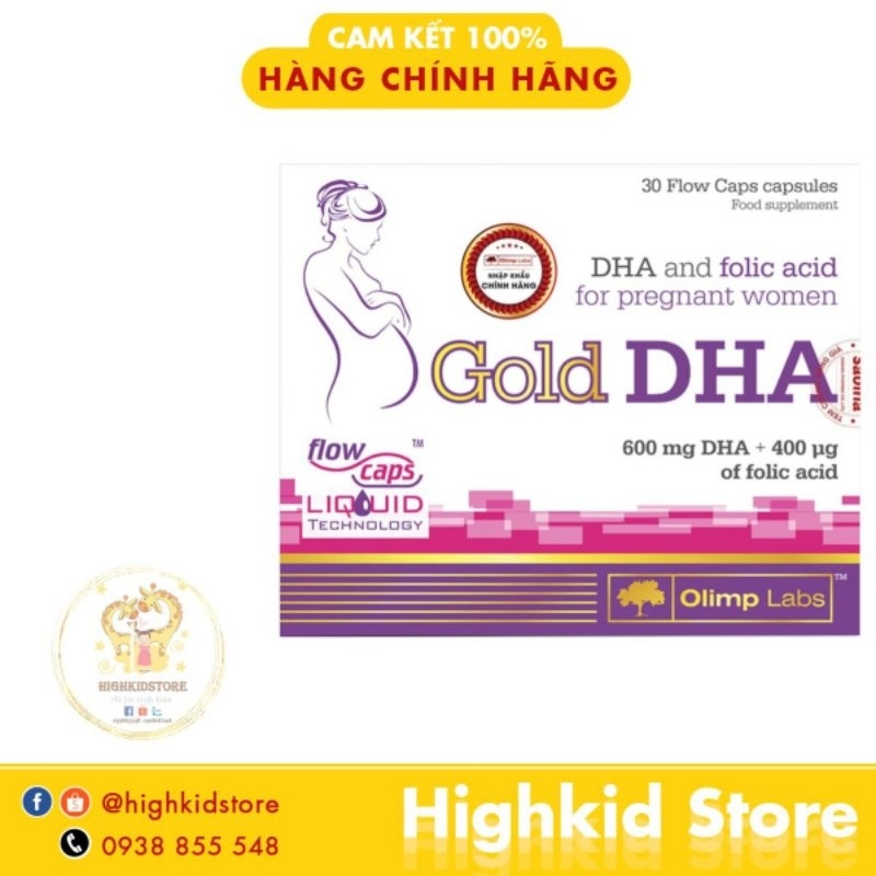 Gold DHA Chela - อาหารเสริม DHA สําหรับหญิงตั ้ งครรภ ์ และสตรีหลังคลอด