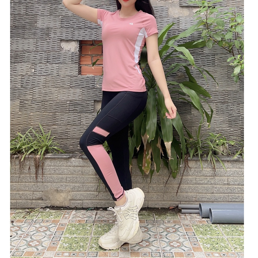 Gym-Yoga Sports Color Mixed Pocket Pants ยางยืด 4-Way Made in Vietnam Code Qdf-Pm02