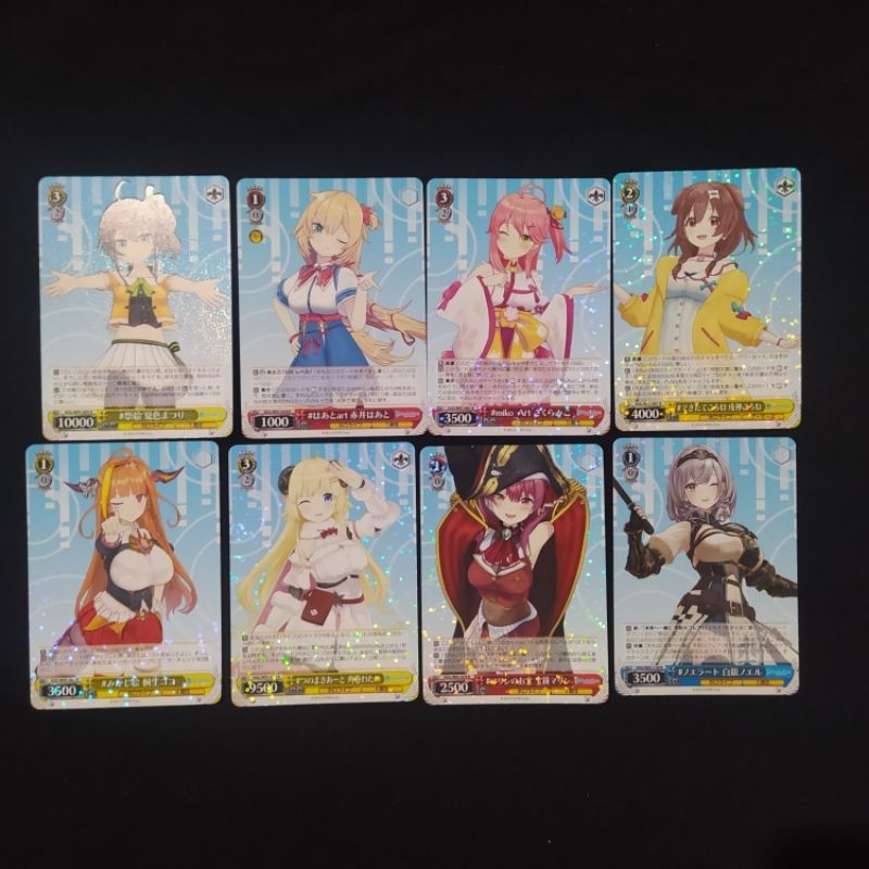 Hololive Weiss Schwarz R Booster Box vol 1 การ์ด