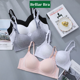Áo Ngực Nữ Đệm Mỏng - Áo Lót Không Gọng Bản To Thoáng Mát Bellar Bra A--838