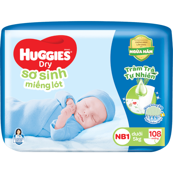 HUGGIES DIAPERS - แผ่นรองใหม่สําหรับทารก - สติ๊กเกอร์ NB70+6 - EFFECTIVE ANTI-PIGING - ANTI-SPILL