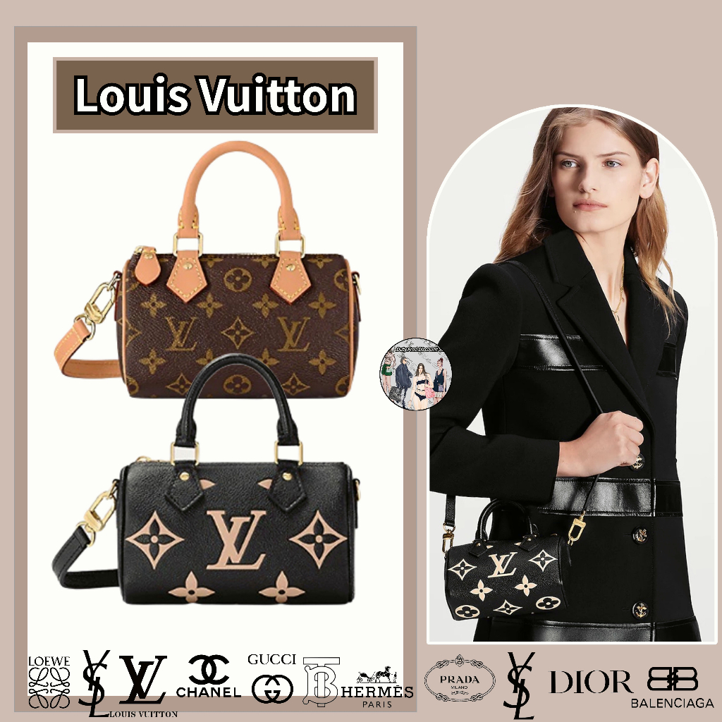 🎉Louis Vuitton / NANO SPEEDY กระเป๋าสะพาย / ของแท้ 100%