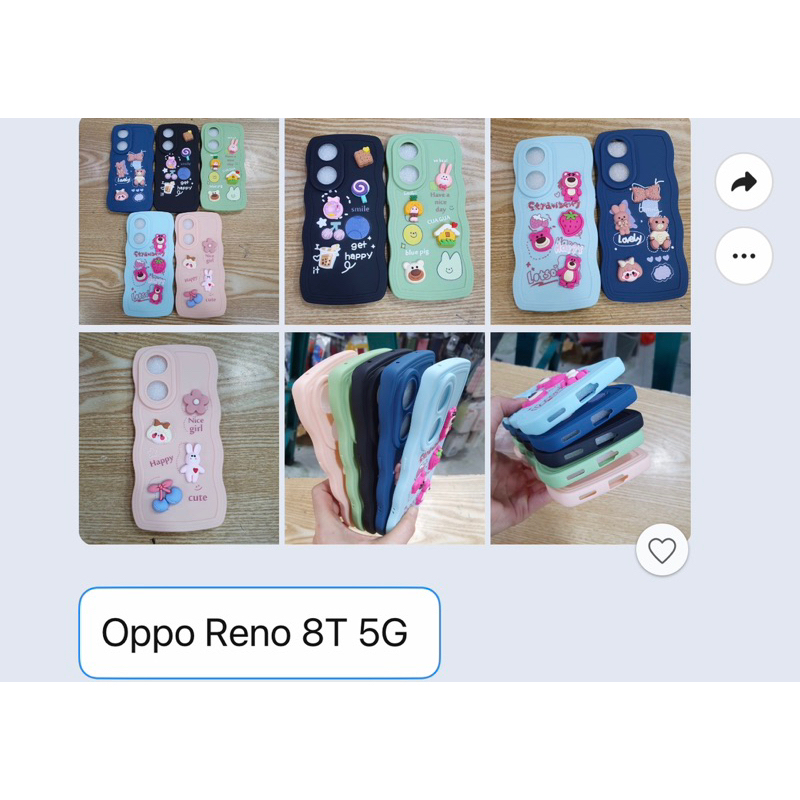 เคสน่ารักสําหรับOppo Reno 8T 5G Generic A1Pro,Reno 8T 4G,Oppo A58 5G/A78 5G,A58 4G,A78 4G,7Z/8Z,A79,