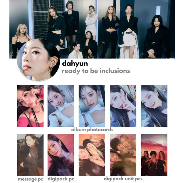 MeoStore บัตรขายปลีกในสมาชิก Dahyun Twice