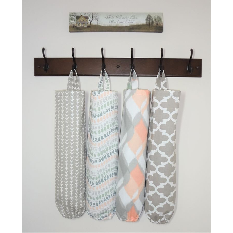 NILON BAG BASKET ช่วยจัดเก็บถุงพลาสติกเรียบร้อยและนํากลับมาใช้ใหม่สะดวก (จัดส่งสุ่มสี)