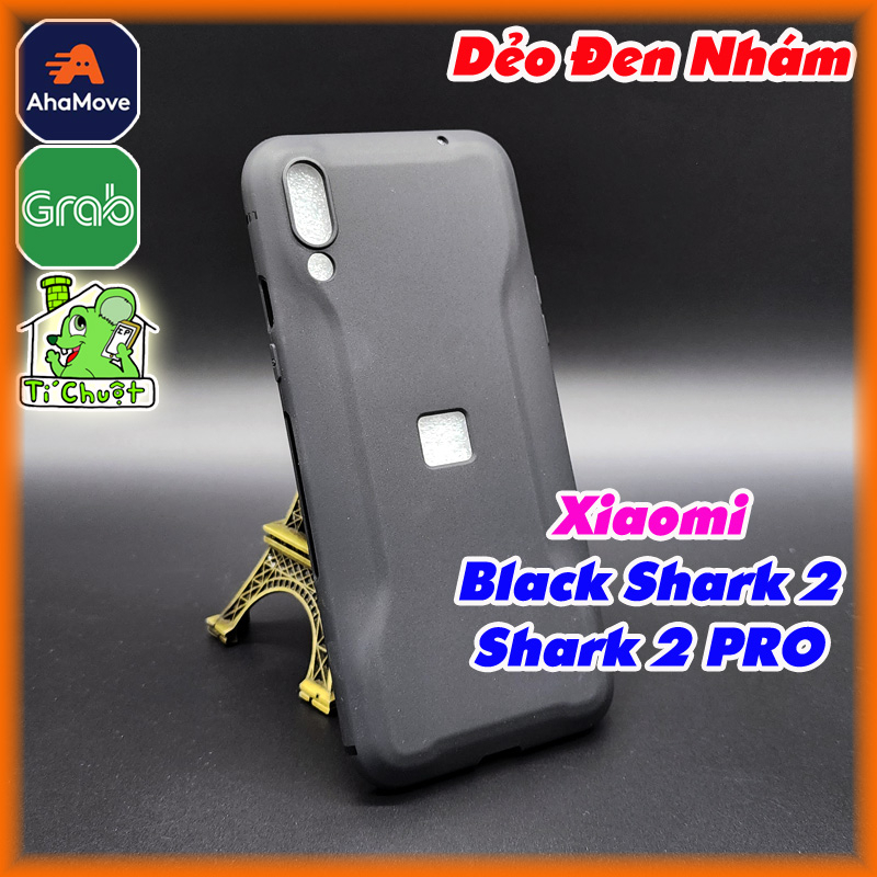 [ ภาพถ ่ ายจริง ] Xiaomi Black Shark 2 / Shark 2 PRO เคสสีดําแบบยืดหยุ ่ น