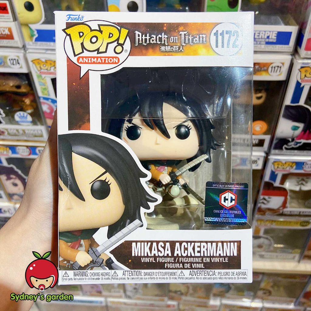 Funko Pop ATTACK ON TITAN Figure - MIKASA (CHALICE)