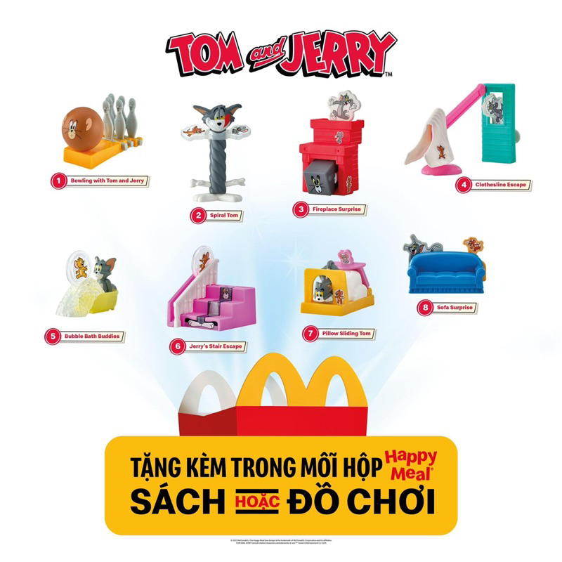 Tom and Jerry 2023 - Happy Meal Mcdonald 'S
