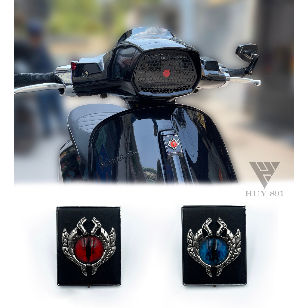 โลโก้ Evil Eye สําหรับ Vespa Sprint, Primavera, GTS, LX, S